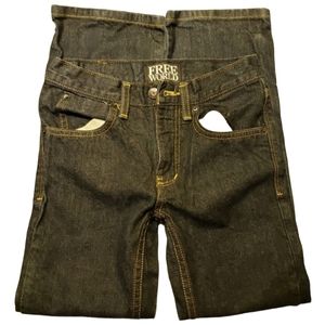 Free World Youth Jeans NWOT  Still Need Broke In!